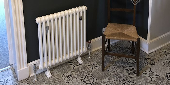Classic White Column Radiators Image